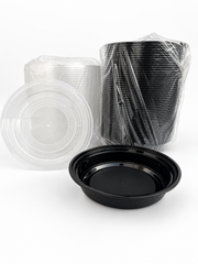 24OZ BLACK ROUND 50PCS