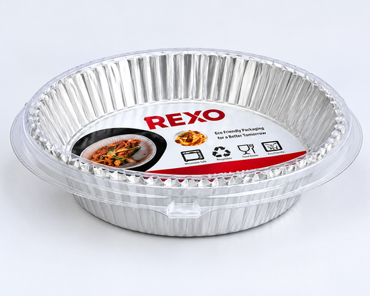 Round Aluminium Foil Food Container